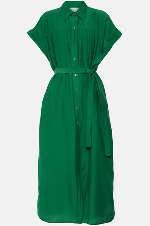 Velvet Marla cotton and silk shirt dress