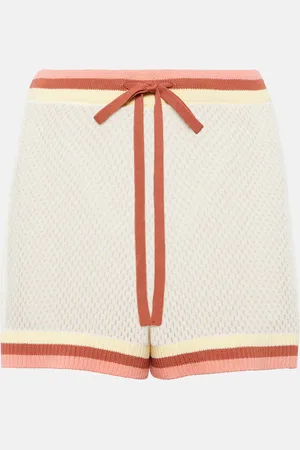 ZIMMERMANN Golden high-rise shorts