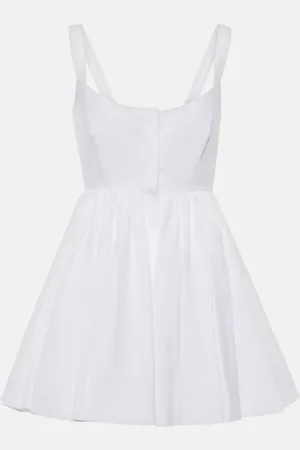 Alaïa AlaÃ¯a Cotton poplin skater dress