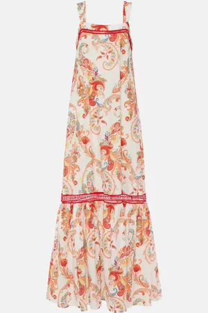 Etro Paisley cotton and silk maxi dress