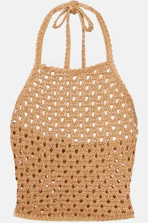 Etro Crochet cotton top