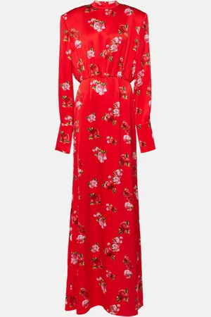 MAGDA BUTRYM Floral silk gown