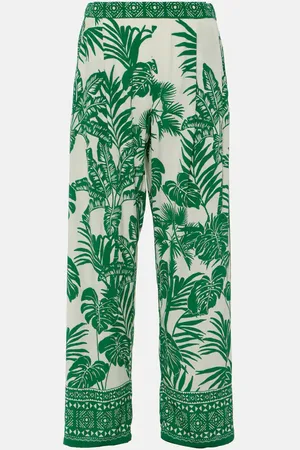 Velvet Iris high-rise straight pants