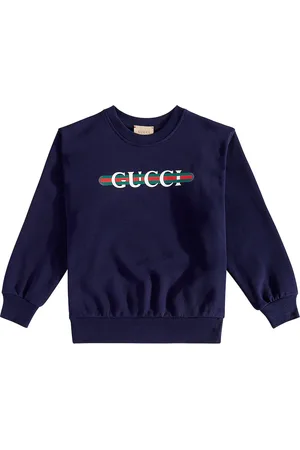 Gucci Web Stripe logo cotton jersey sweatshirt