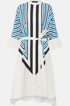 Joseph Dania printed silk and cotton shirt dress