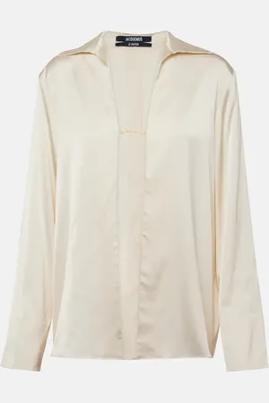 Jacquemus La Chemise Notte satin top