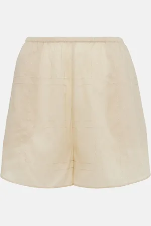 Totême Monogram cotton-blend shorts