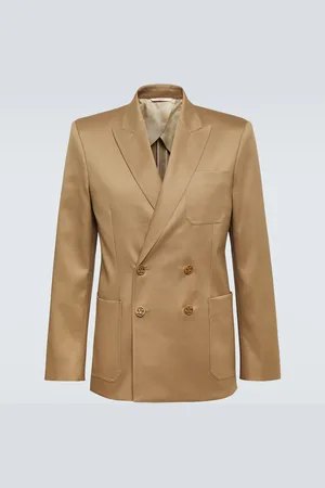 VALENTINO VLogo Signature cotton satin blazer