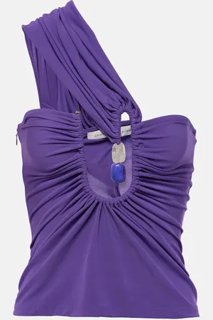 CHRISTOPHER ESBER Helix cutout embellished jersey top