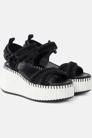 Chloé ChloÃ© Nama suede platform sandals