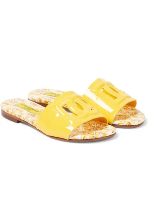 Dolce & Gabbana Patent leather mules
