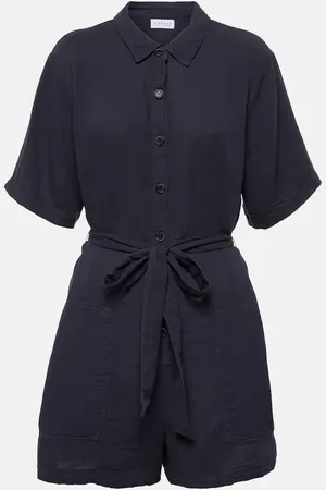 Velvet Dane belted romper