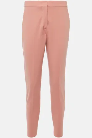 Max Mara Pegno cropped jersey slim pants