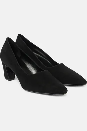 The Row Marta 65 suede pumps