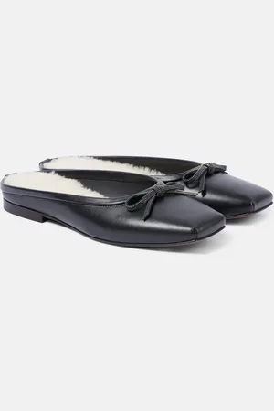 Brunello Cucinelli Monili shearling-lined leather mules