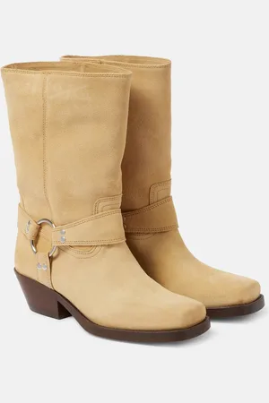 Isabel Marant Antya suede biker boots