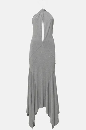 The Attico Halterneck maxi dress