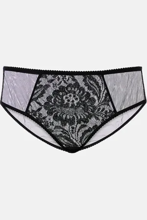 Dolce & Gabbana High-rise lace and tulle briefs