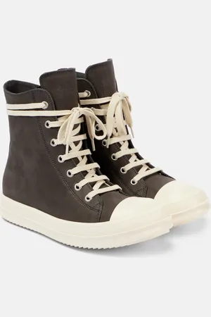 Rick Owens Geobasket suede high-top sneakers