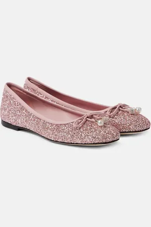 Jimmy Choo Elme glitter ballet flats