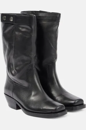 Isabel Marant Ademe leather cowboy boots