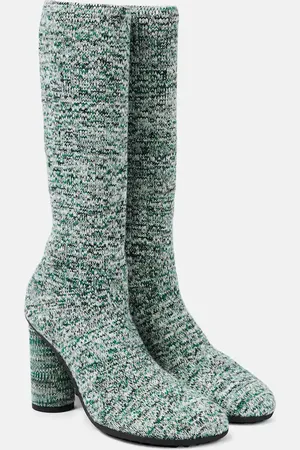 Bottega Veneta Atomic knitted knee-high sock boots