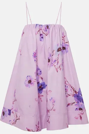ZIMMERMANN Lightburst floral cotton minidress