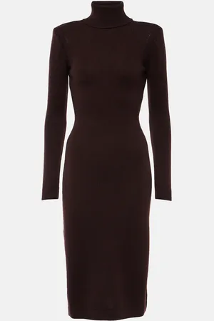 Tom Ford Cashmere turtleneck midi dress