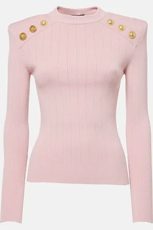 Balmain Embellished knit sweater