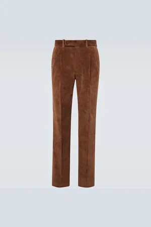 SLOWEAR Cotton corduroy straight pants