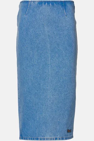 Marni Denim midi skirt