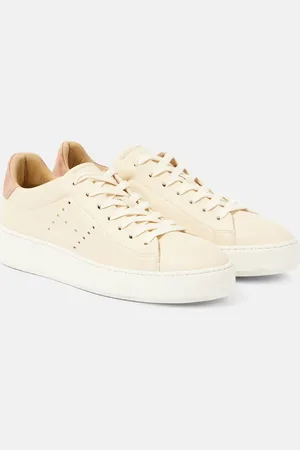 Hogan H672 suede-trimmed leather sneakers