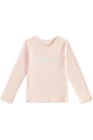Chloé ChloÃ© Kids Logo cotton jersey top