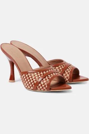 MALONE SOULIERS Julia 90 raffia mules
