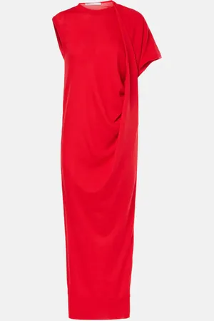Stella McCartney Draped wool maxi dress