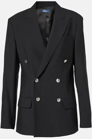 Ralph Lauren Double-breasted wool-blend blazer