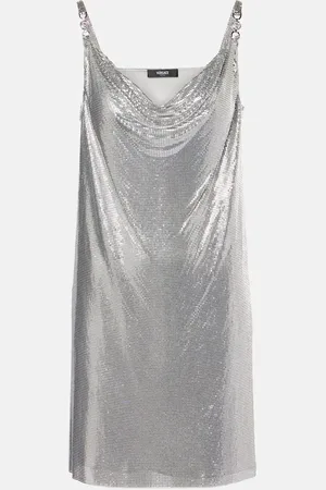 VERSACE Metallic minidress
