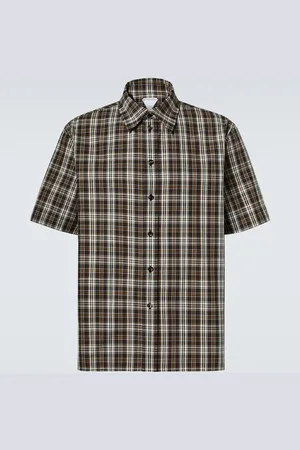 Bottega Veneta Checked cotton shirt