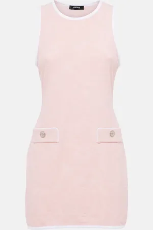 VERSACE Debossed minidress