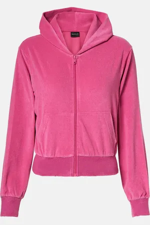 Balenciaga BB Motel cotton-blend velvet hoodie