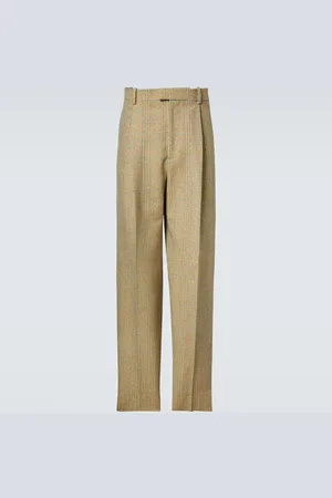 Bottega Veneta Prince of Wales check straight pants