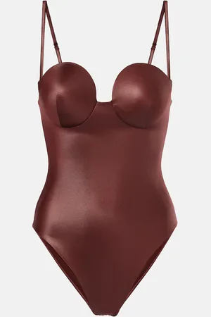 MAGDA BUTRYM Retro bustier swimsuit