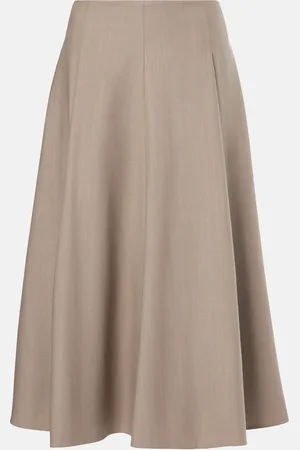 Brunello Cucinelli Wool midi skirt