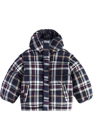 Il gufo Checked down jacket