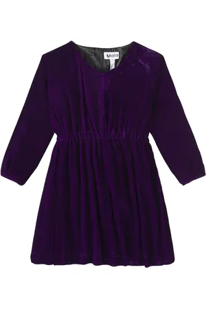 Molo Cali gathered velvet dress