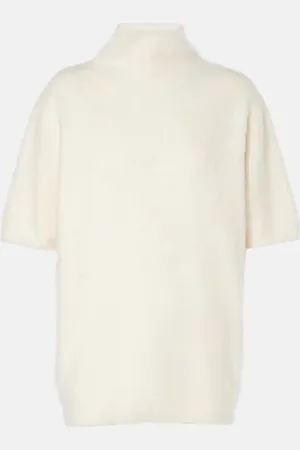 Maison Margiela Cotton-blend jersey sweater dress