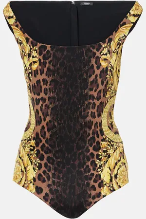 VERSACE Barocco silk bodysuit