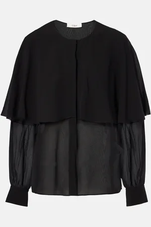 Chloé ChloÃ© Caped silk georgette blouse