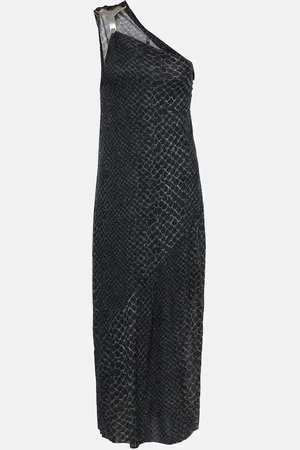 Rick Owens Hydra one-shoulder midi dress