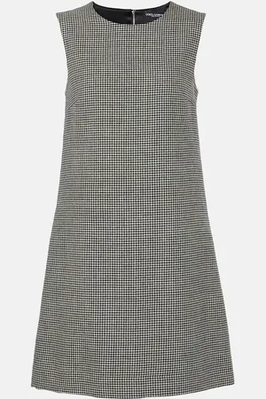 Dolce & Gabbana Houndstooth wool minidress